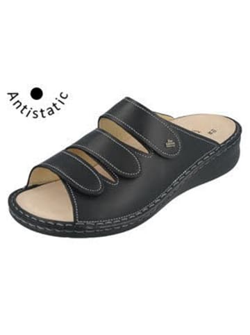 Finn Comfort Klassische Pantolette in schwarz