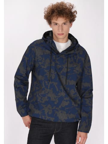 MO Herren Schlupfjacke in Dunkelgrau Marine Camouflage