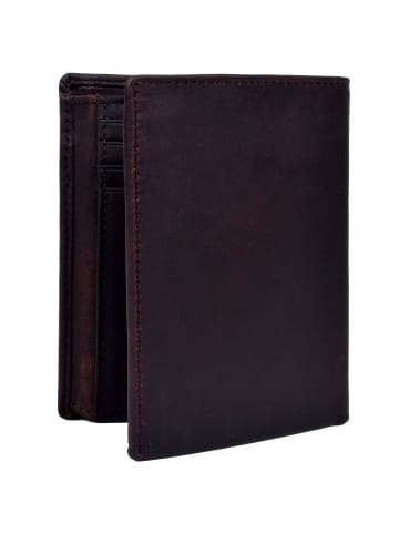 Strellson Brick Lane Jorge Geldbörse RFID Schutz Leder 2 cm darkbrown