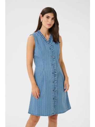 CULTURE Denimkleid CUrenny Fitted in Light Blue Denim