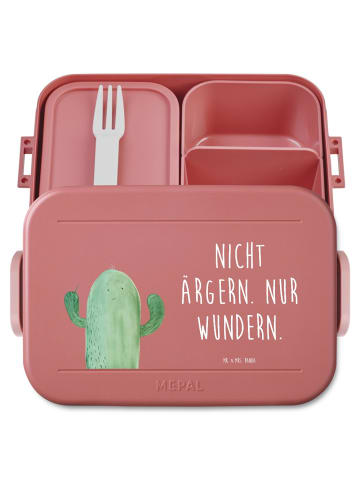 Mr. & Mrs. Panda Lunchbox Kaktus Wut Motiv mit Spruch in Rot Pastell
