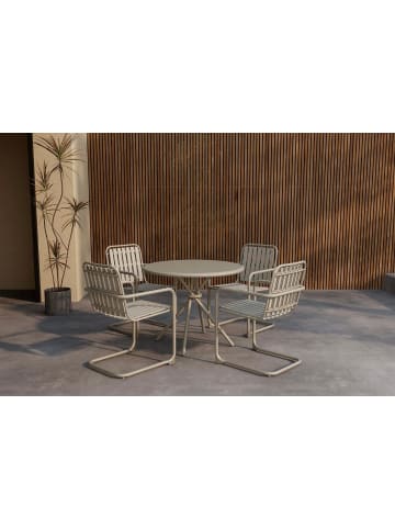 ebuy24 Gartenset Chios Beige 90 x 90 cm