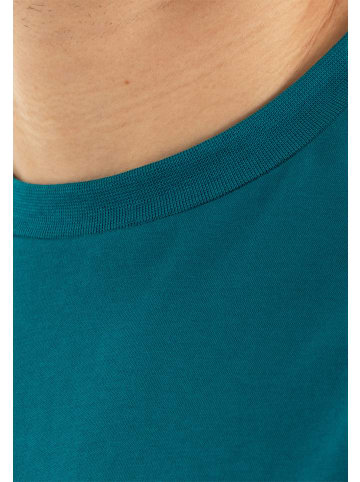 SMILODOX Unisex Oversize T-Shirt Tane in Petrol