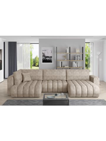 MF Design Bonita Recamiere Rechts in Braun -  (L) 175 x (B) 350 x (H) 92 cm