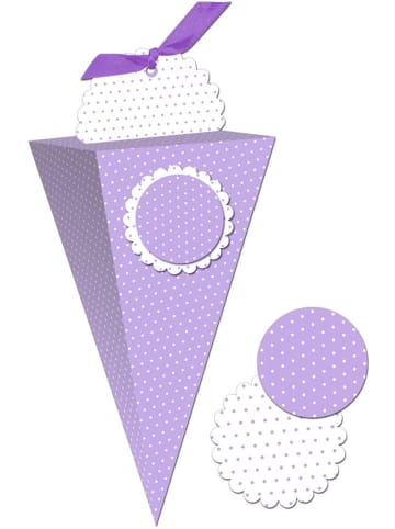 Buntpapierfabrik Ludwig Bähr Geschenkbox Chiara 7,5x20x7,5cm Packung mit 5 Stück Motiv: 41