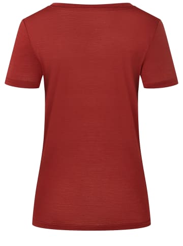 super.natural Merino T-Shirt in rot