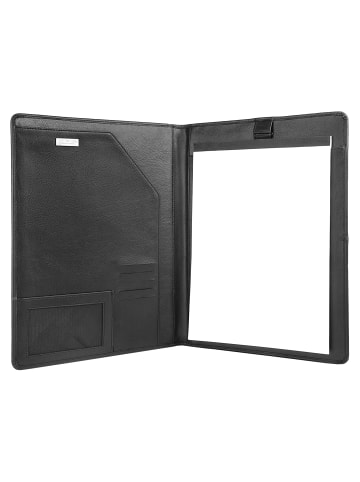 Bodenschatz Konferenzmappe echt Leder in schwarz