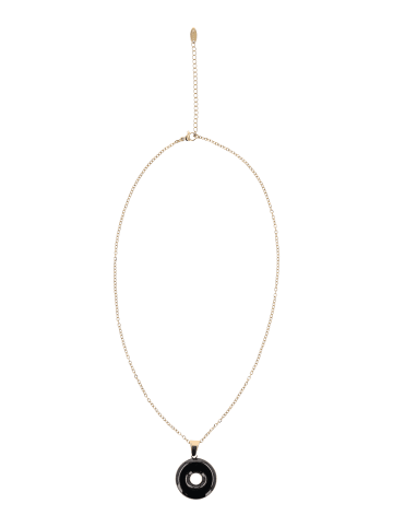 usha WHITE LABEL Women Chain Necklace in Gold Black