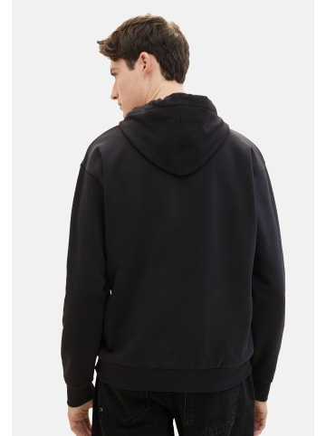 Tom Tailor Hoodie in schwarz
