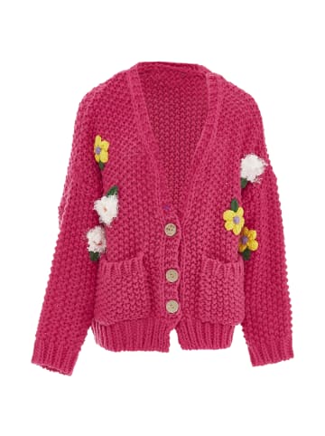 ebeeza Damen Strickjacke in Pink
