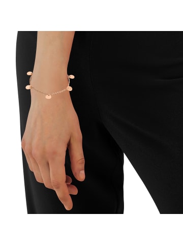 Steel_Art Armband Armband mit Kreiselementen poliert in rosegoldfarben