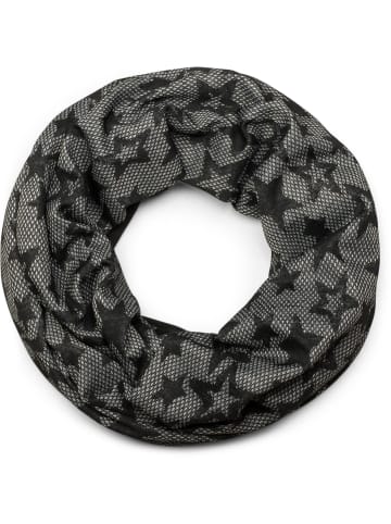 styleBREAKER Loop Schal in Schwarz