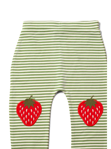 Little Green Radicals Jogger Erdbeer-Knieaufnäher in Grün