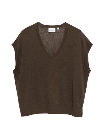 comma Strickpullover in schoko - 0001