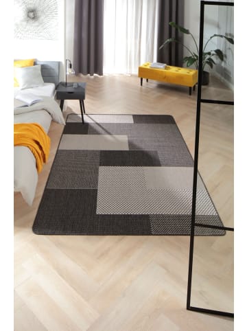 Peyer-Syntex 1 Teppich Smilla Karo Fb.Anthrazit 60/110 cm in anthrazit