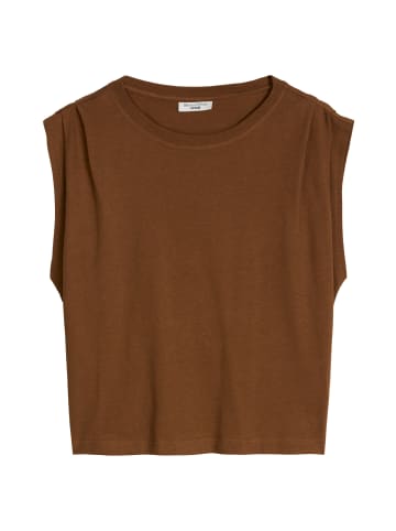 Marc O'Polo DENIM T-Shirt relaxed in Umbra Brown