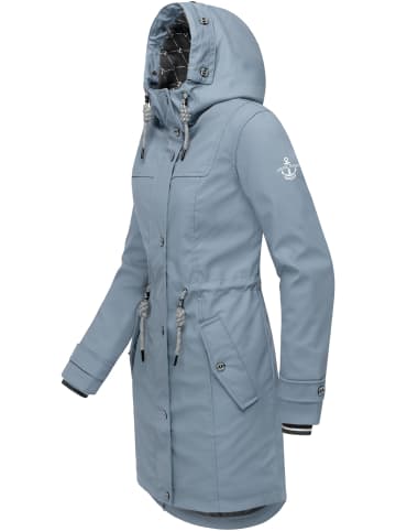 PEAK TIME Regenjacke L60042 in Smoke Blue