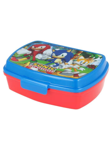 COFI 1453 Sonic the Hedgehog Kinder Brotdose – Lunchbox Pausenbox Schulbrotbox in Rot
