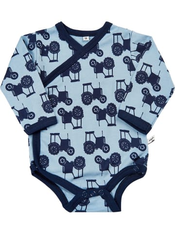 Pippi Babywear Kinder Langarmbody in Blau