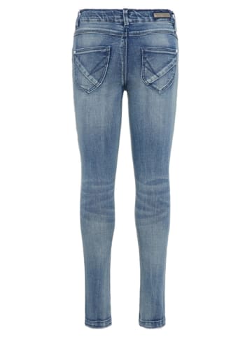 name it Mädchen Jeans mit Zierrissen in Blau