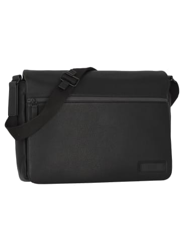 Jost Riga Aktentaschen Messenger 40 cm Laptopfach schwarz