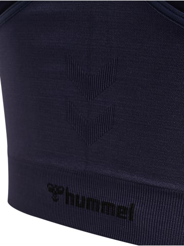 Hummel Sport-BH "Mt Define Seamless Padded Bra" in Blau