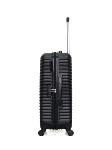 Hero Mittelgroßer Hartschalenkoffer ETNA in Schwarz (64L)