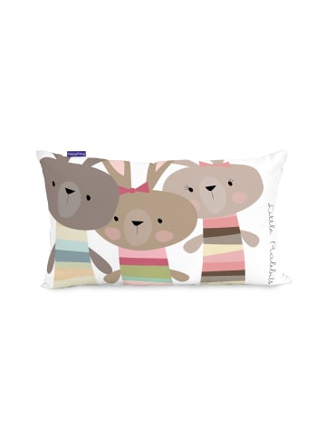 Happy Friday Rabbit family Kissenbezug