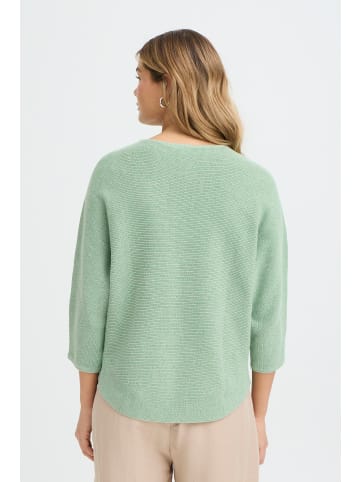 Fransa Strickpullover halbarm FRSINJA Loose fit in Crème de Menthe
