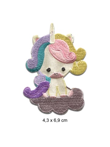 Catch the Patch Einhorn Set 8 Stück TierApplikation Bügelbild inBunt