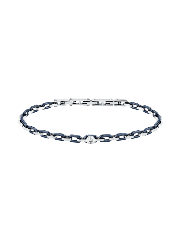 Maserati Armband CERAMIC in silber-blau