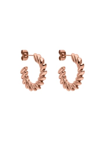 PURELEI Ohrringe Big Leaf Rosegold