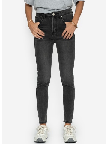 SASSYCLASSY Highwaist Skinny Jeans in Grau