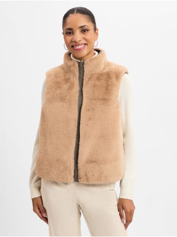 Marie Lund Weste in camel - 0002