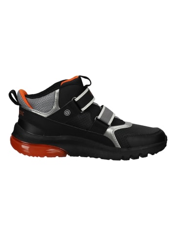 Geox Sneaker in Schwarz/Orange