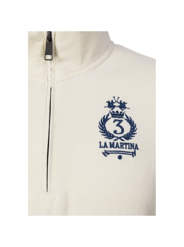La Martina Pullover MBF600 in creme