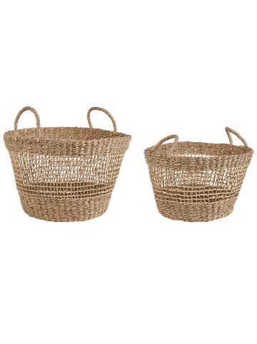 Beliani 2er-Set Korb AROWANA in /Beige