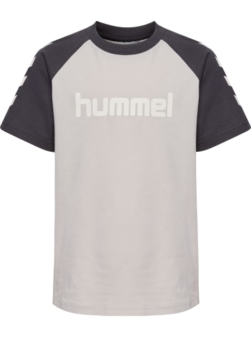 Hummel T-Shirt Hmljr Logo Kinder in EBONY2