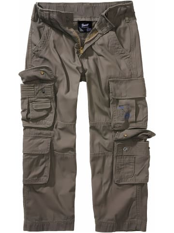 Brandit Kinder Cargohose "Kids Pure Vintage Pants" in Grün