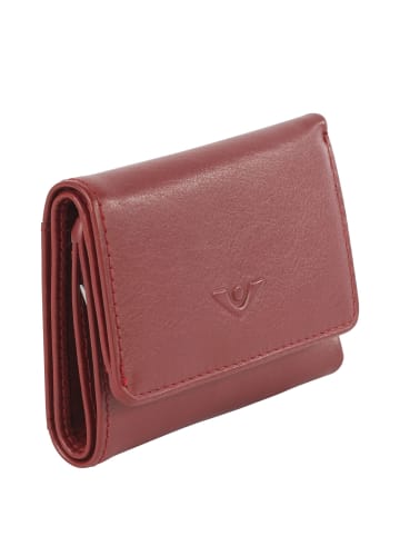 VLD VOi Leather Design Soft Toni Geldbörse Leder 9 cm in granat