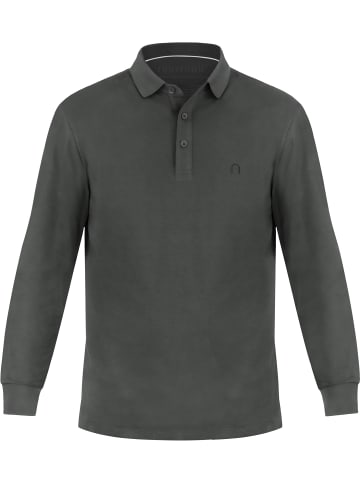 normani 3er Set Herren Langarm Poloshirt Lyroe in Beige/Oliv/Anthrazit