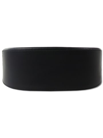 Toscanto Toscanto Umhängetasche Leder schwarz ca. 27cm