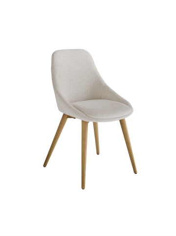 Signature Stuhl ALBA in Beige - (W) 82 x (H) 61,5 x (L) 55 cm
