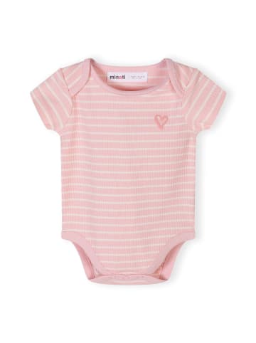 Minoti 3-er Pack Bodys 28BABYRIB2 in hellpink