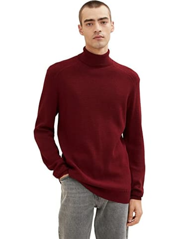 Tom Tailor Rollkragenpullover für Herren in rot