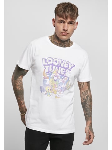 Merchcode T-Shirt "Looney Tunes Rainbow Friends Tee" in Weiß