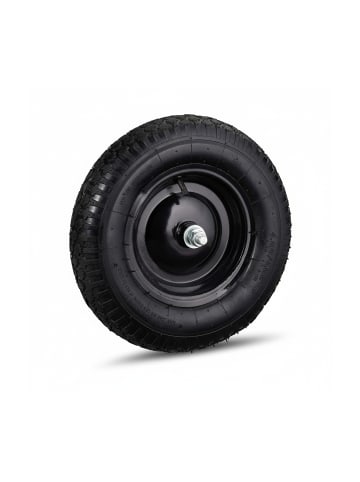 relaxdays 2x Schubkarrenrad "4.80 4.00-8" in Schwarz