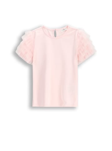 Coccodrillo T-Shirt mit kurzen Ärmeln in rosa