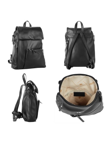 Cluty City-Rucksack in schwarz