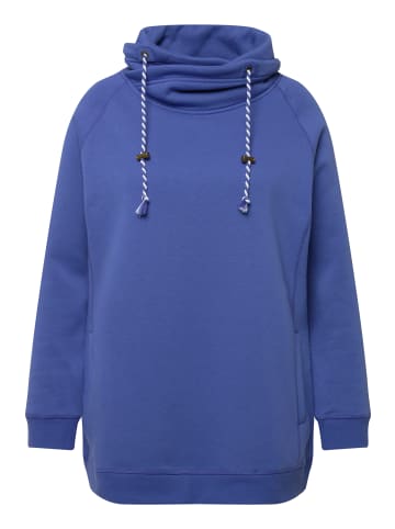 Ulla Popken Sweatshirt in blau lila